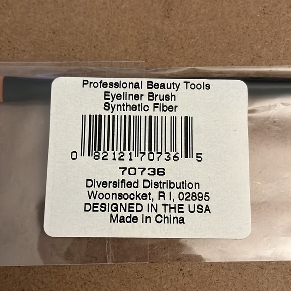 *NEW* Professional Beauty Tools Eyeliner Brush Synthetic Fiber x9 - Picture 2 of 4